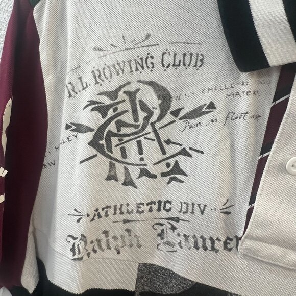 Rare - Sold Out Men's Ralph Lauren Graphic Short Sleeve Polo Shirt / Embroidered - Picture 4 of 8